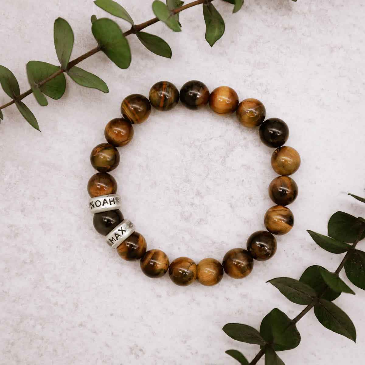 with choice of sterling silver or bronze beads