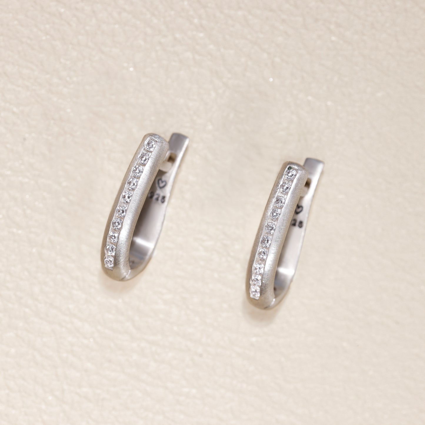 Passage Earrings Genuine Diamonds (Sterling Silver)