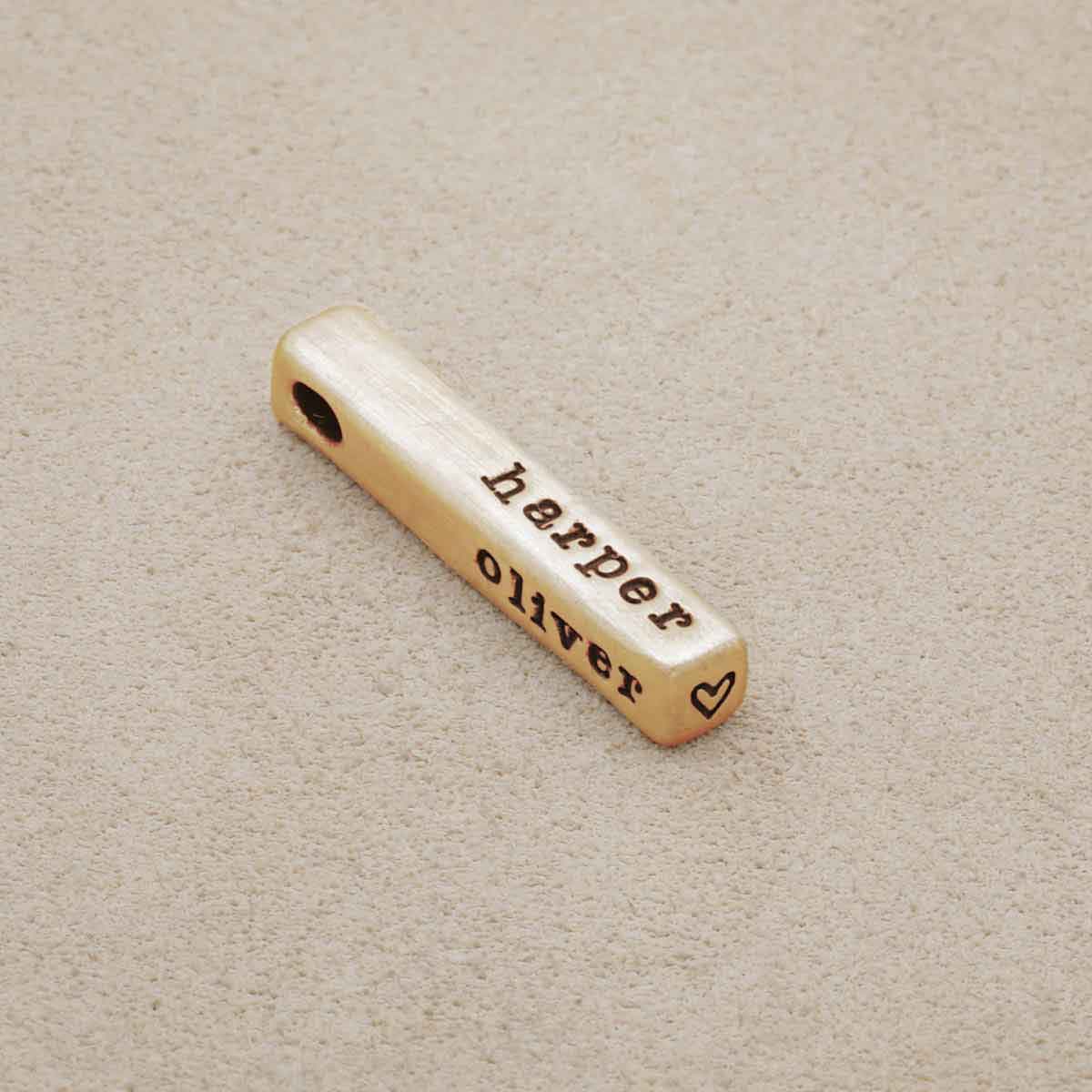 What Matters Most Charm - 3 Sides (14K Solid Gold)