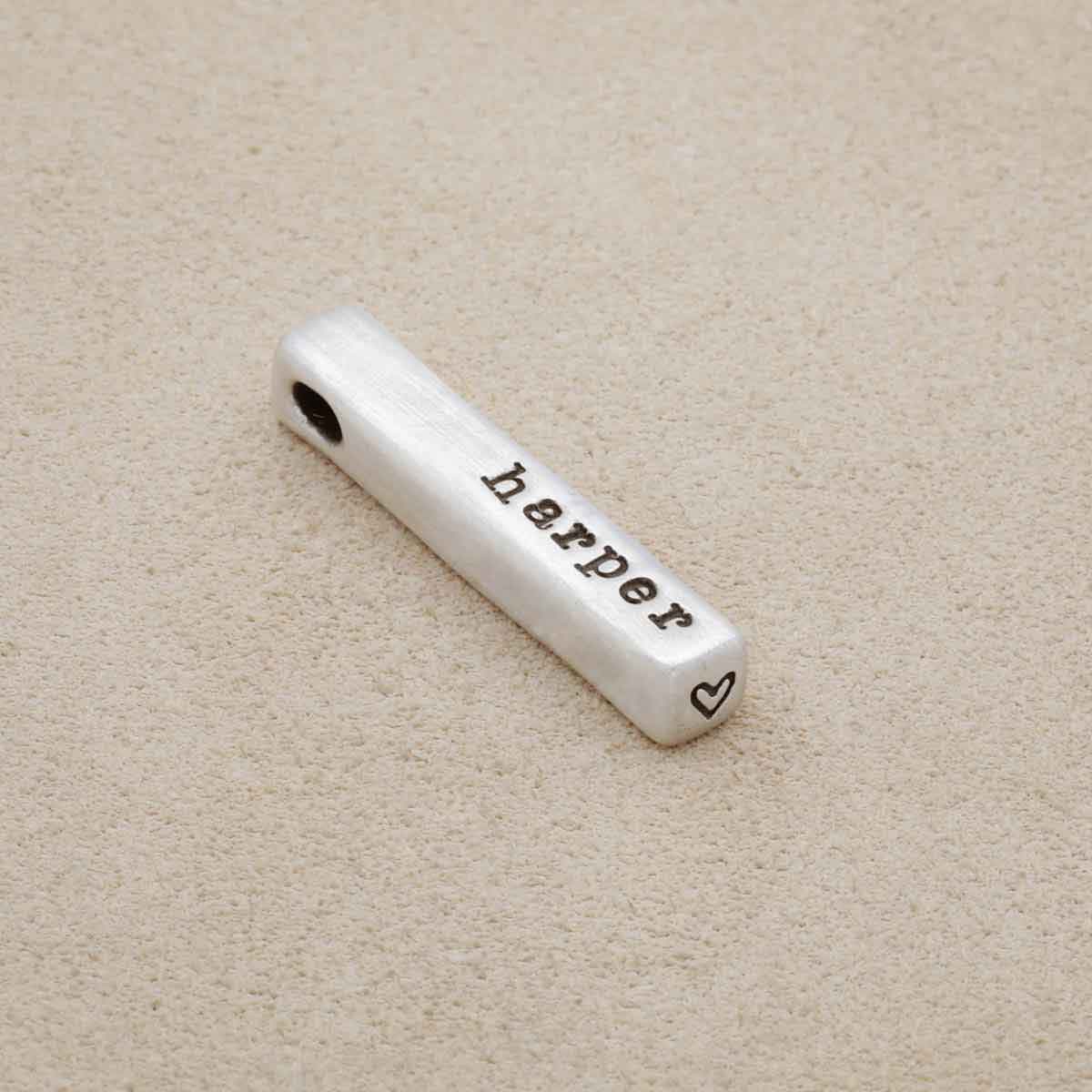 What Matters Most Charm - 2 Sides (Sterling Silver)