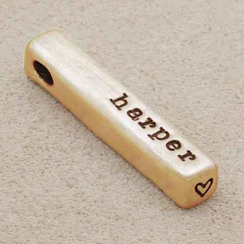 What Matters Most Charm - 2 Sides (9K Solid Gold)