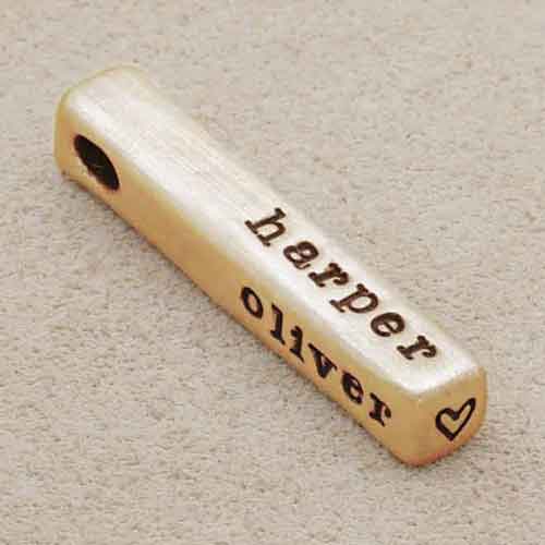 What Matters Most Charm - 3 Sides (14K Solid Gold)