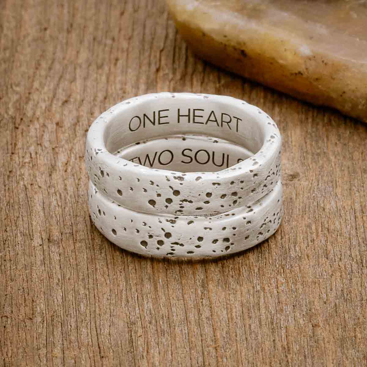 Withstand Stacking Ring (Antiqued Sterling Silver)