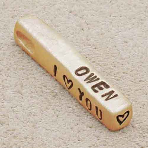 Word of the Year Charm - 4 Sides (14K Solid Gold)