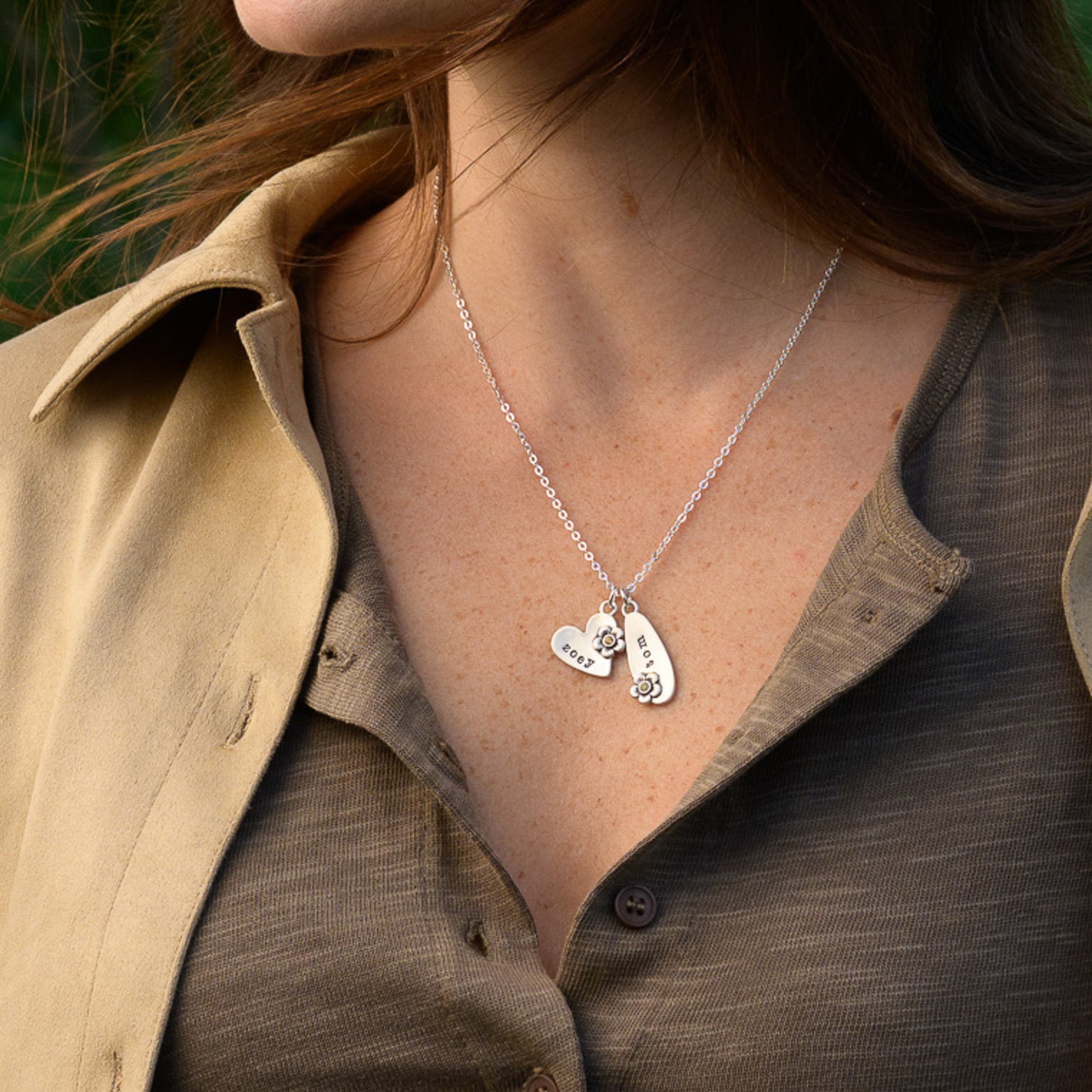 Personalized Birthstone Bloom Jumble Necklace (Sterling Silver) - Lisa Leonard Designs