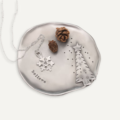 Santa Plate (Pewter)