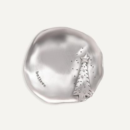 Santa Plate (Pewter)