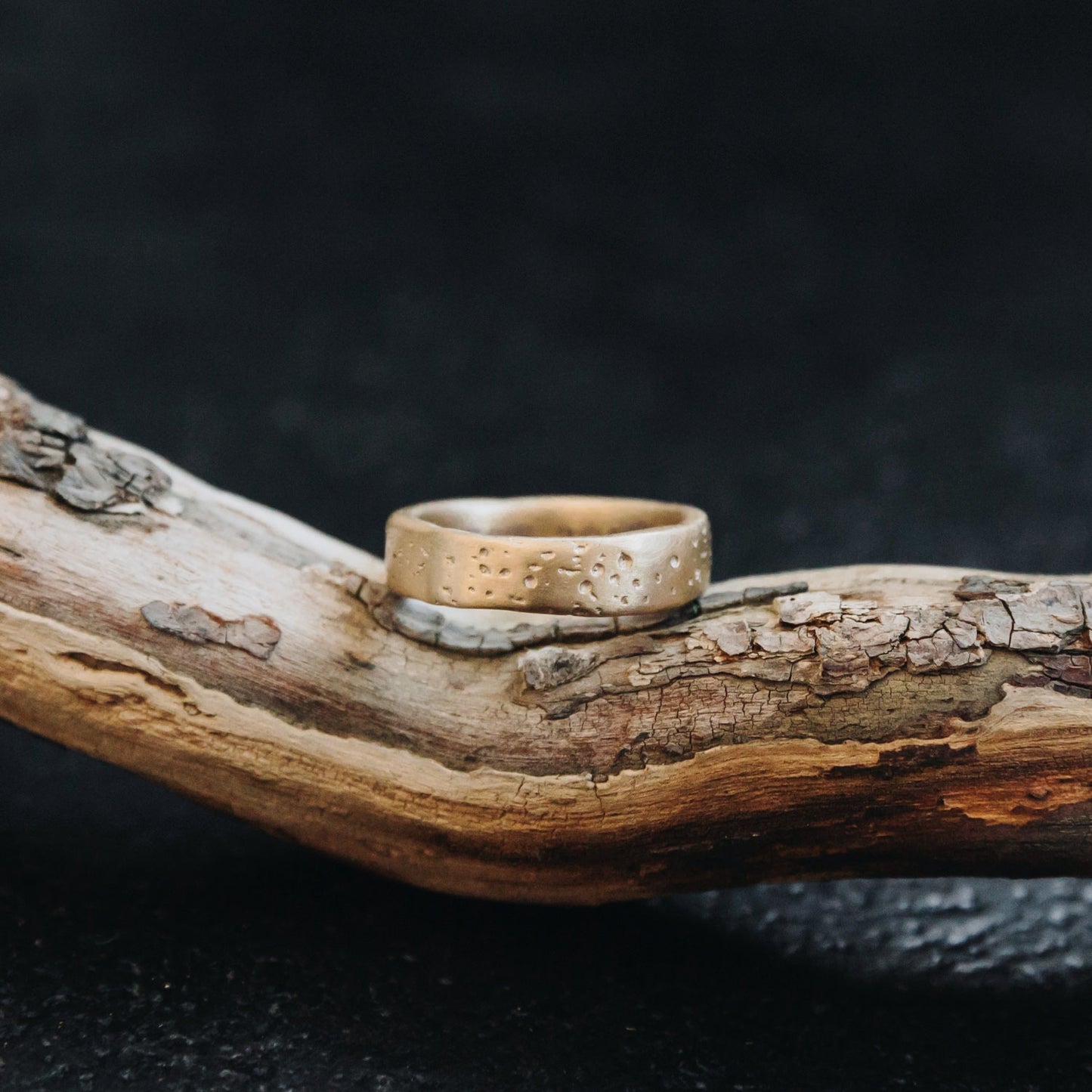 Withstand Stacking Ring (14K Solid Gold)