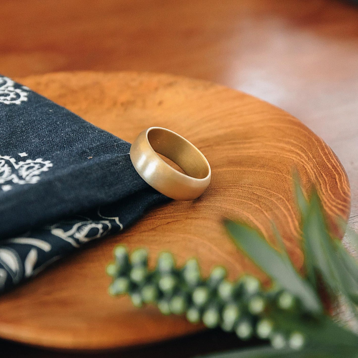 Collide with the Sky Ring [Smooth 14K Solid Gold]