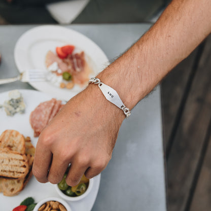 Identity Bracelet (Sterling Silver)