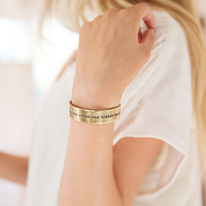 Deeper Than The Ocean Cuff (Gold Plated)