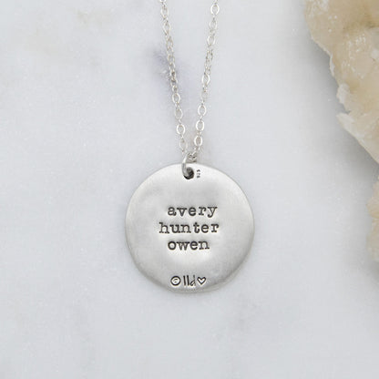 Family Tree Necklace (Sterling Silver)