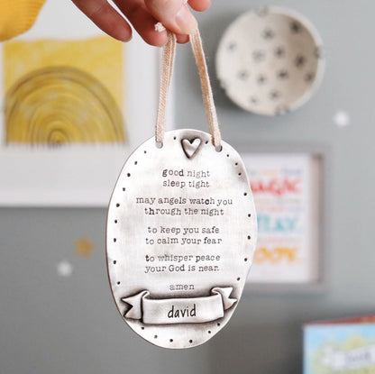 Prayer Plaque (Pewter)