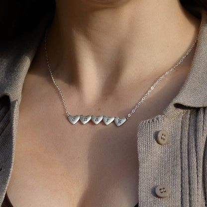 Kindred Hearts  Initials Necklace {Sterling Silver}
