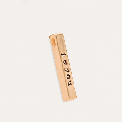 What Matters Most Charm - 1 Side (9K Solid Gold)