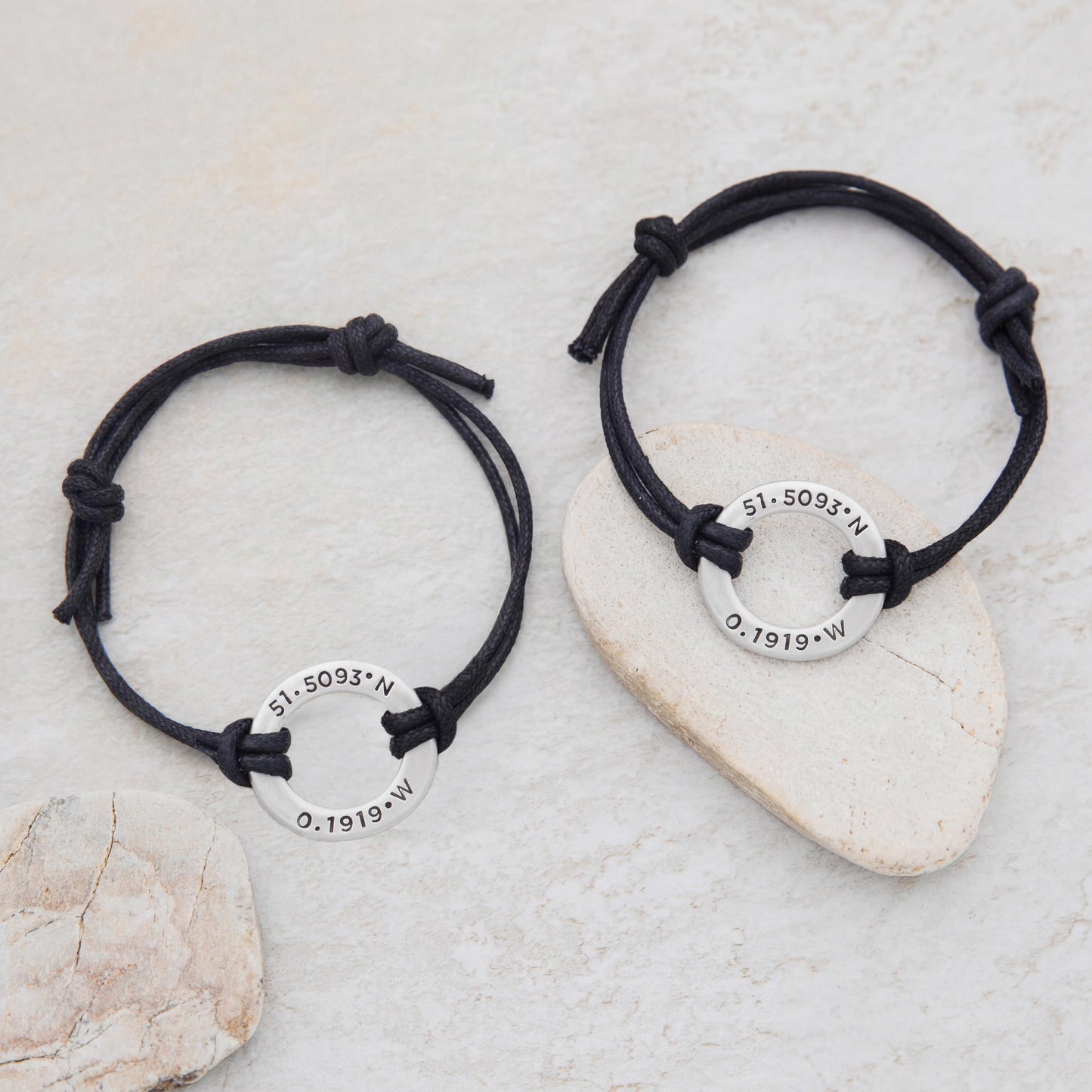 Lasting Bond Bracelet Set (Black)