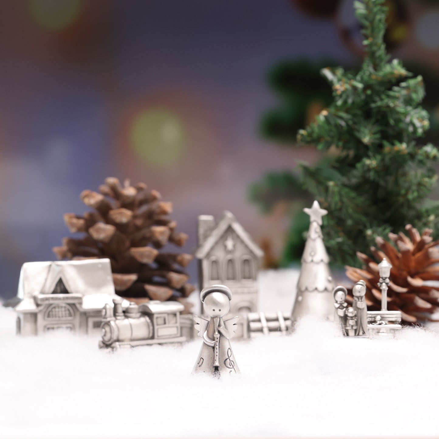 Angel With Flute (Pewter)