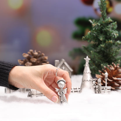 Angel With Flute (Pewter)