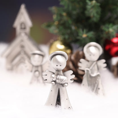 Safely Held Angel With Baby (Pewter)