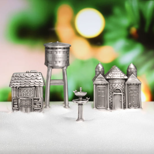 Bird Bath Fountain (Pewter)