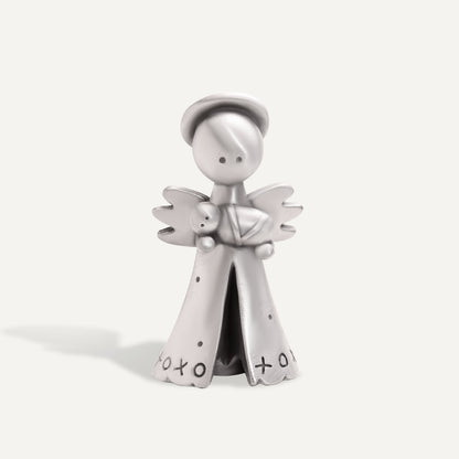 Safely Held Angel With Baby (Pewter)