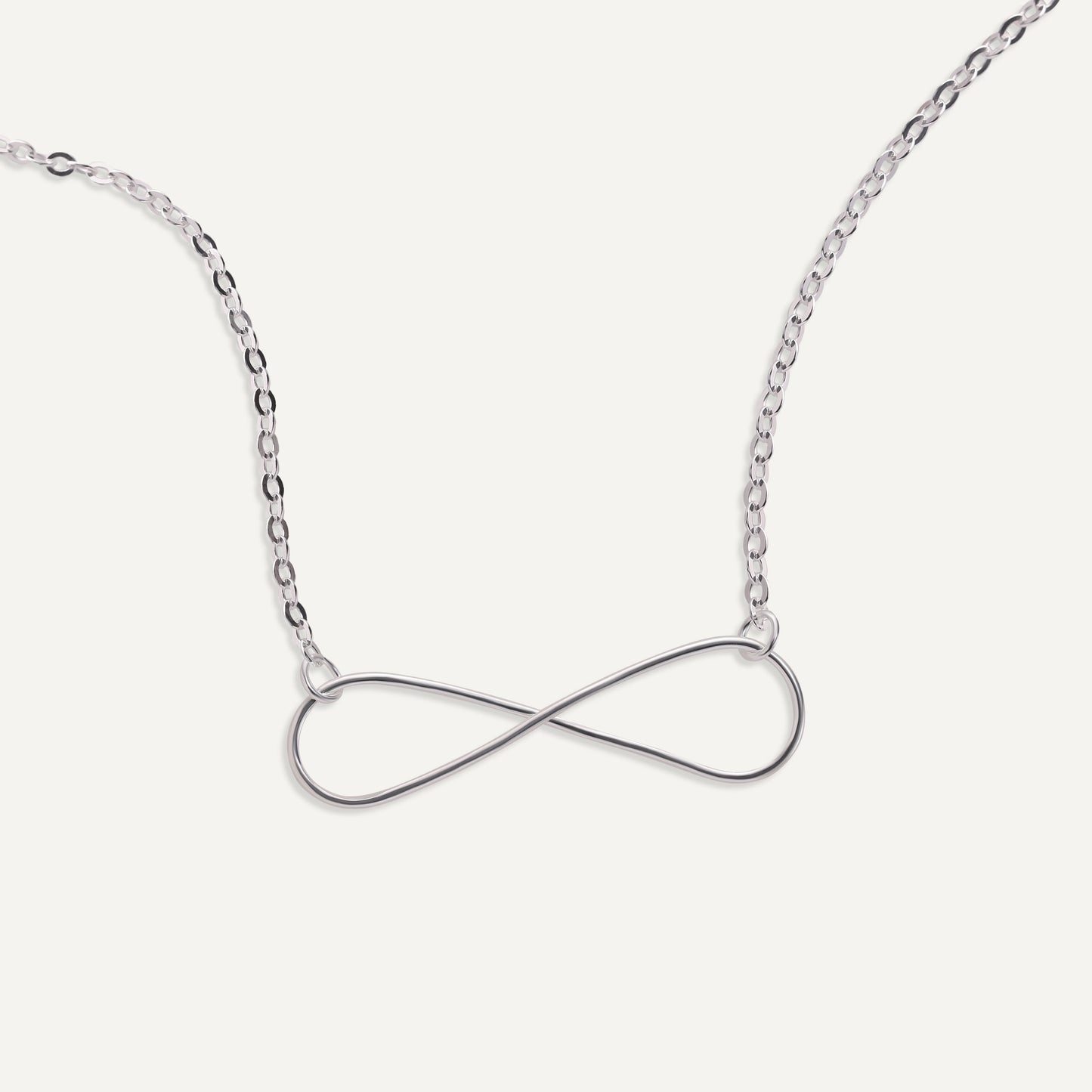 Forever, For Always Infinity Necklace (Sterling Silver)