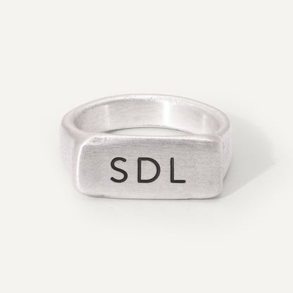 Make Your Mark Signet Ring (Sterling Silver)