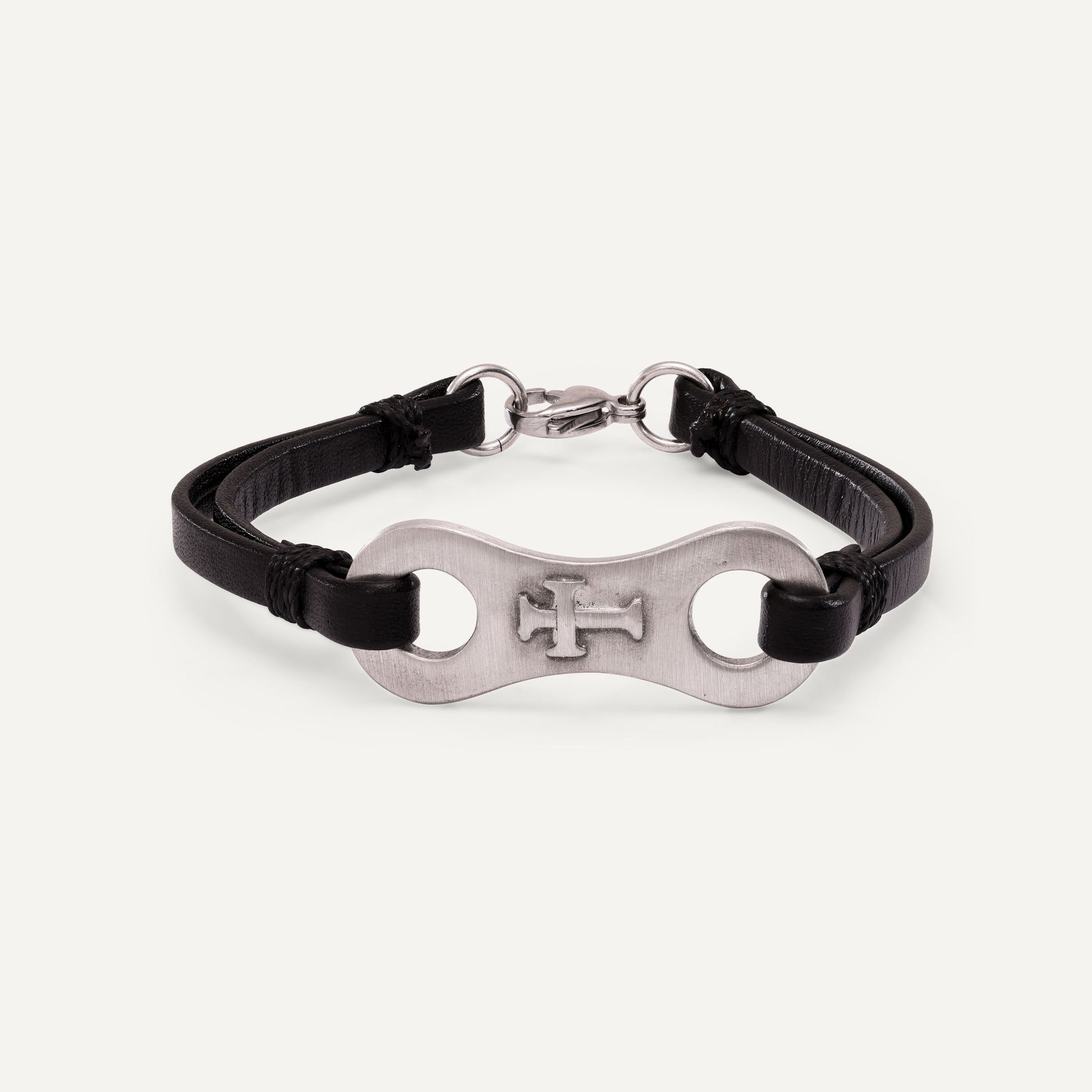 Linked Together Cross Bracelet (Black) - Lisa Leonard Designs