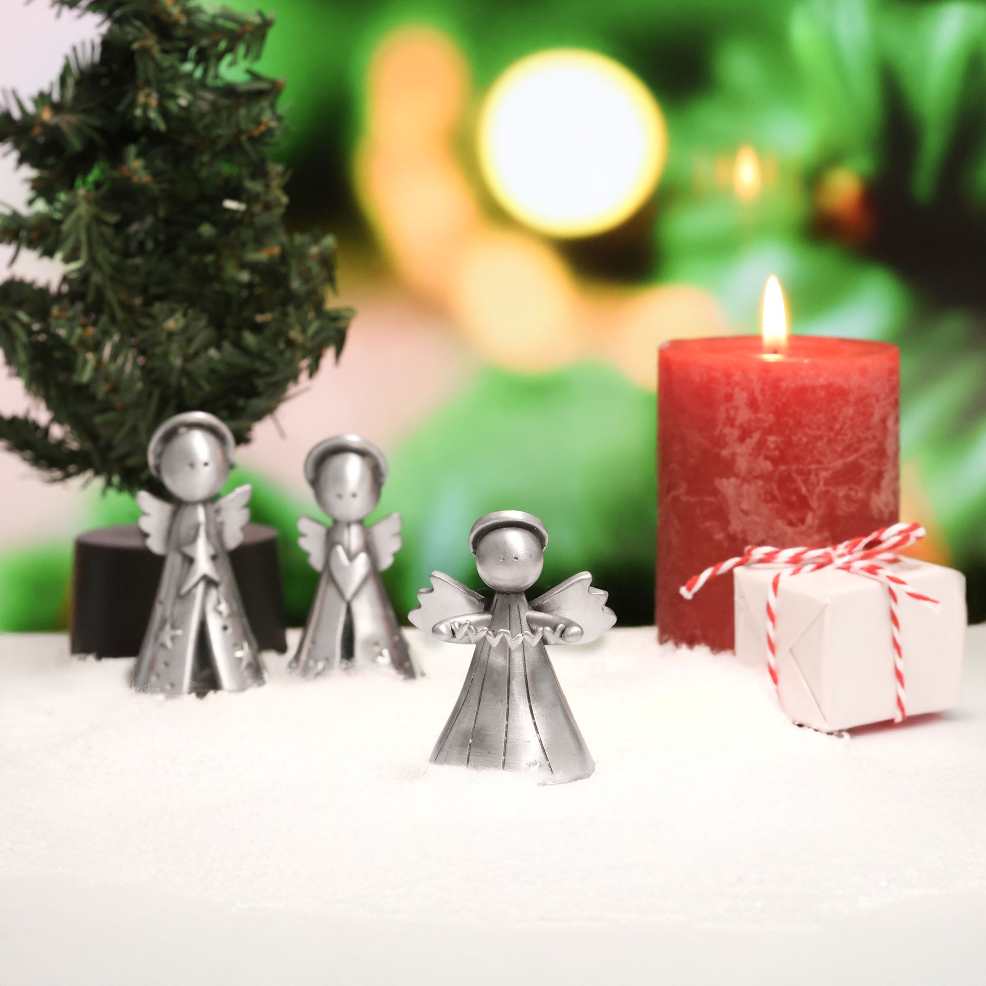 Angel with Heart Garland (Pewter) - Lisa Leonard Designs