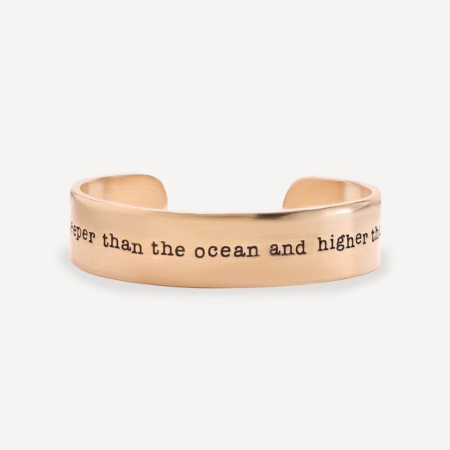 Deeper Than The Ocean Cuff (Gold Plated)