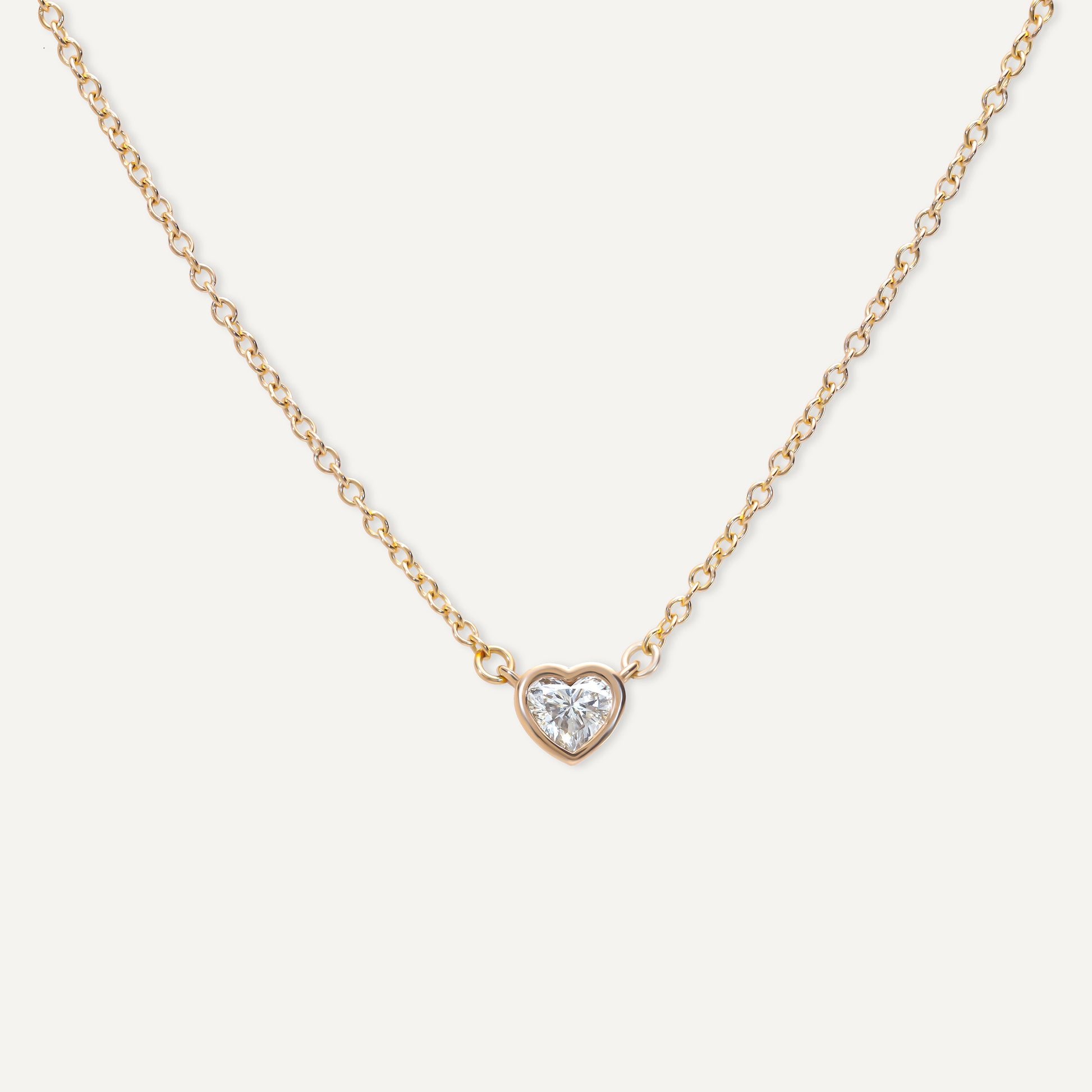 Diamond Glimmer Heart Pendant Necklace (14K Solid Gold) - Lisa Leonard Designs