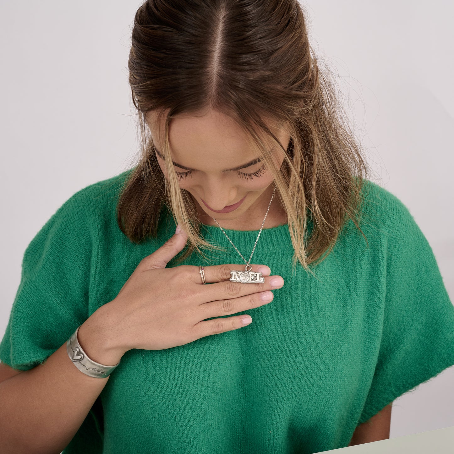 First Noel Necklace (Pewter)