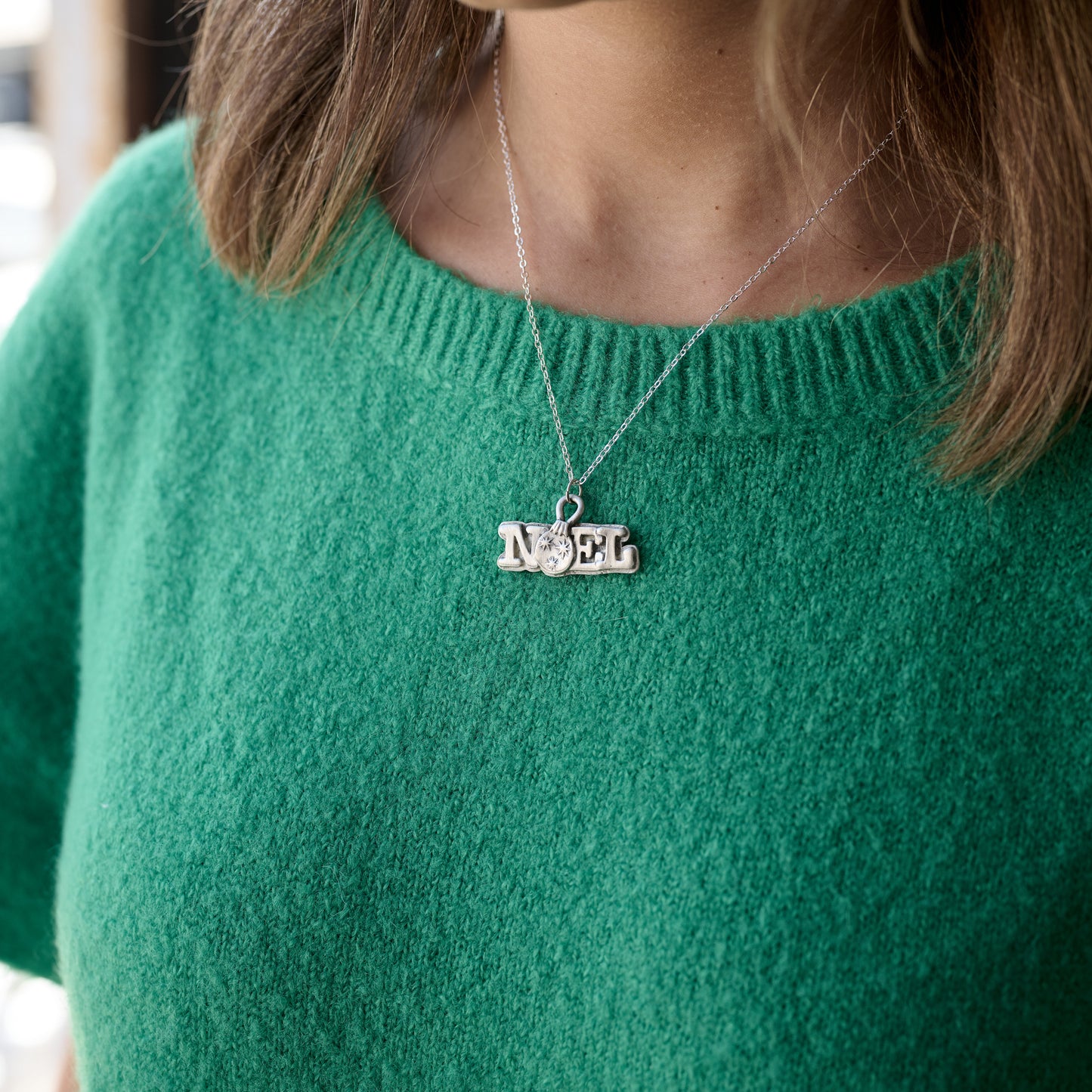 First Noel Necklace (Pewter)