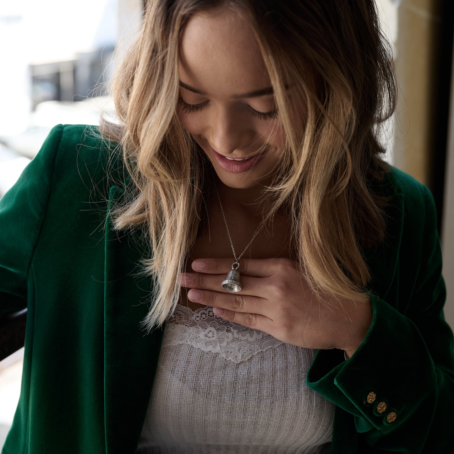 Bell Of Hope Necklace (Pewter)