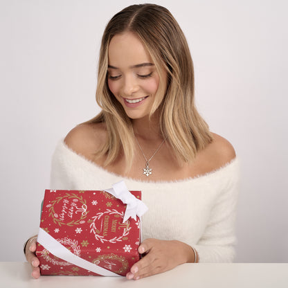 Snow Flurry Necklace (Pewter)