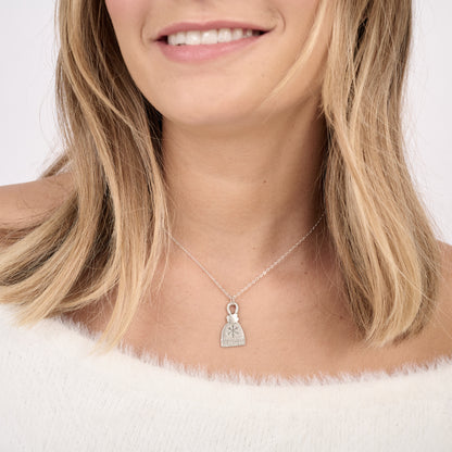 Winter Cap Necklace (Pewter)