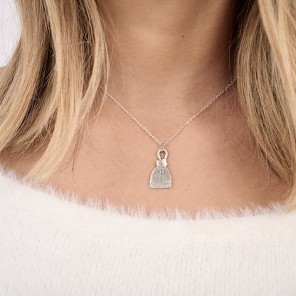 Winter Cap Necklace (Pewter)