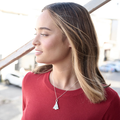 Whimsical Tree Necklace (Pewter)