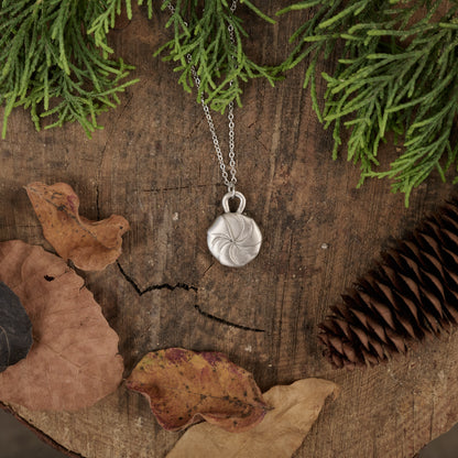 Peppermint Candy Necklace (Pewter)