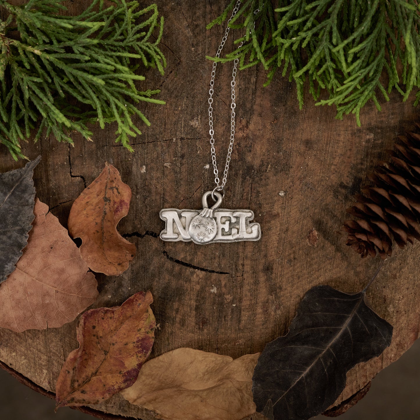 First Noel Necklace (Pewter)