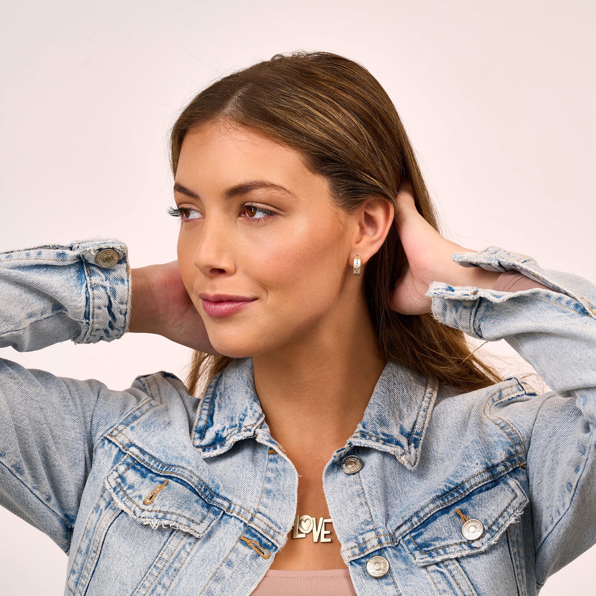 Spark Of Love Classic Hoop Earrings (Sterling Silver) - Lisa Leonard Designs