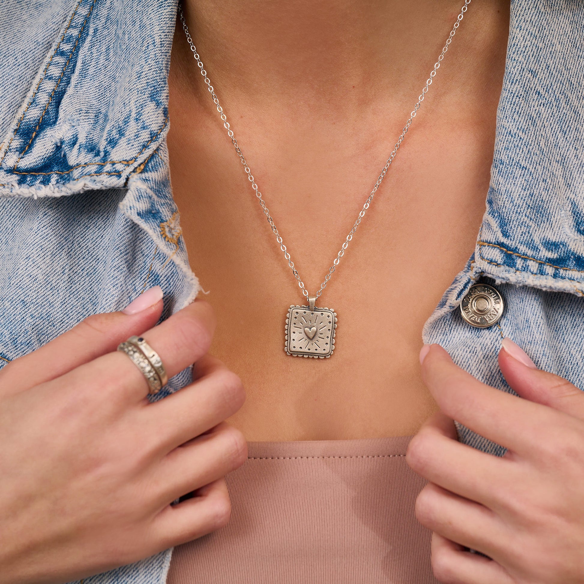 Love and Be Loved Necklace (Sterling Silver) - Lisa Leonard Designs
