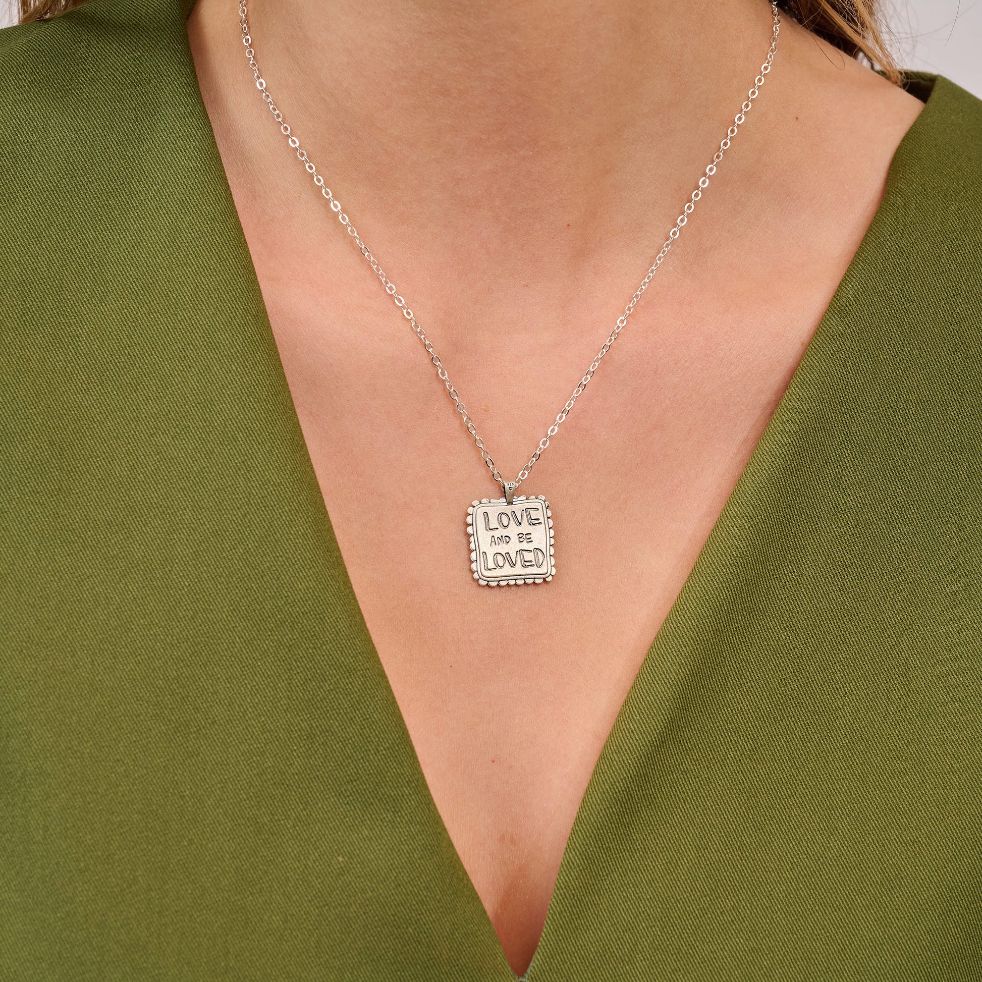 Love and Be Loved Necklace (Sterling Silver) - Lisa Leonard Designs