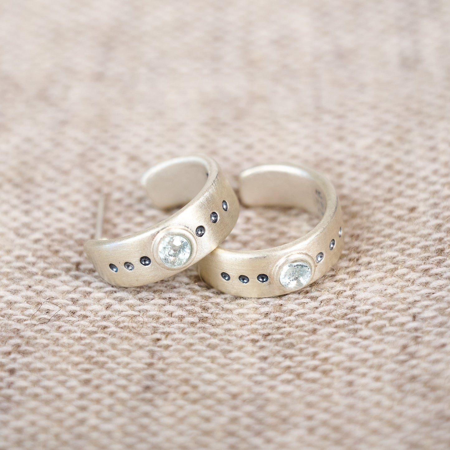 Spark Of Light Classic Hoop Earrings (Sterling Silver)