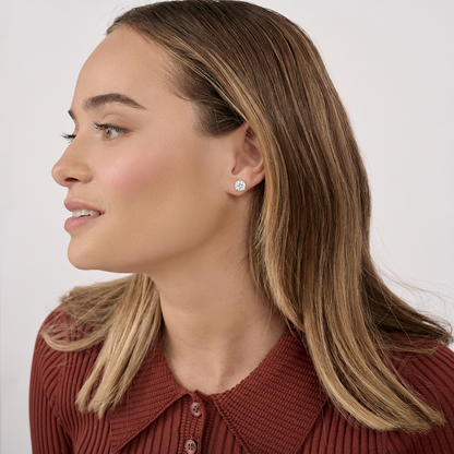 Bright And Clear Earrings (14K Solid Gold)