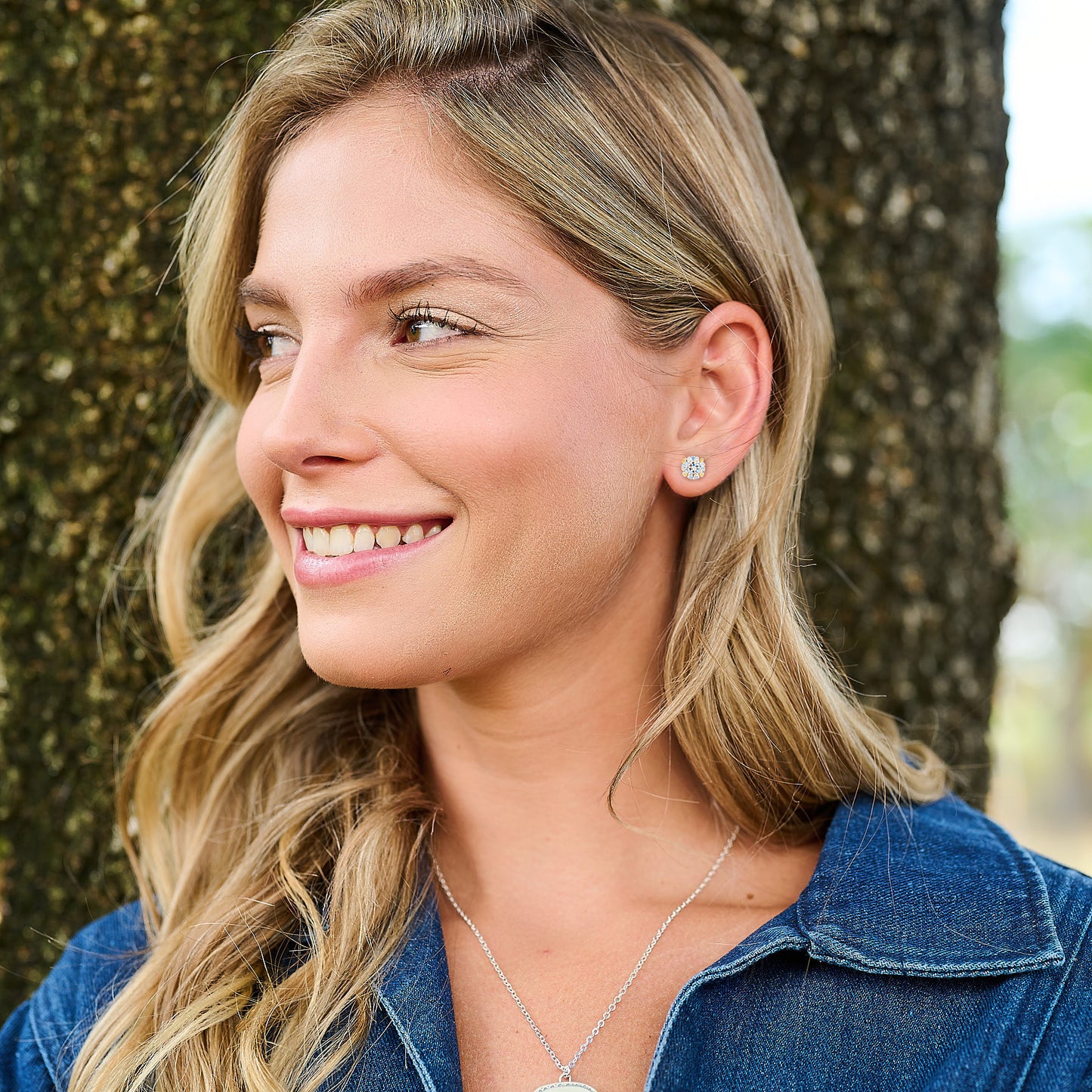 Bright And Clear Earrings (14K Solid Gold)