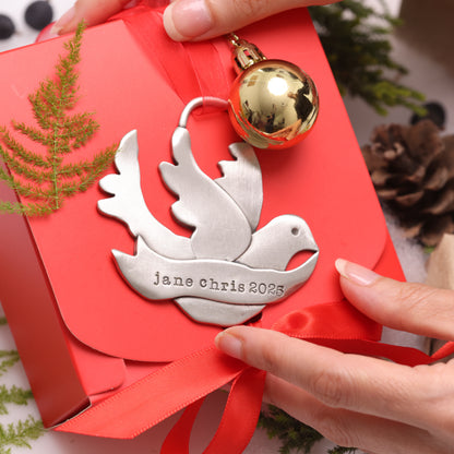 Bird Of Peace Ornament (Pewter)