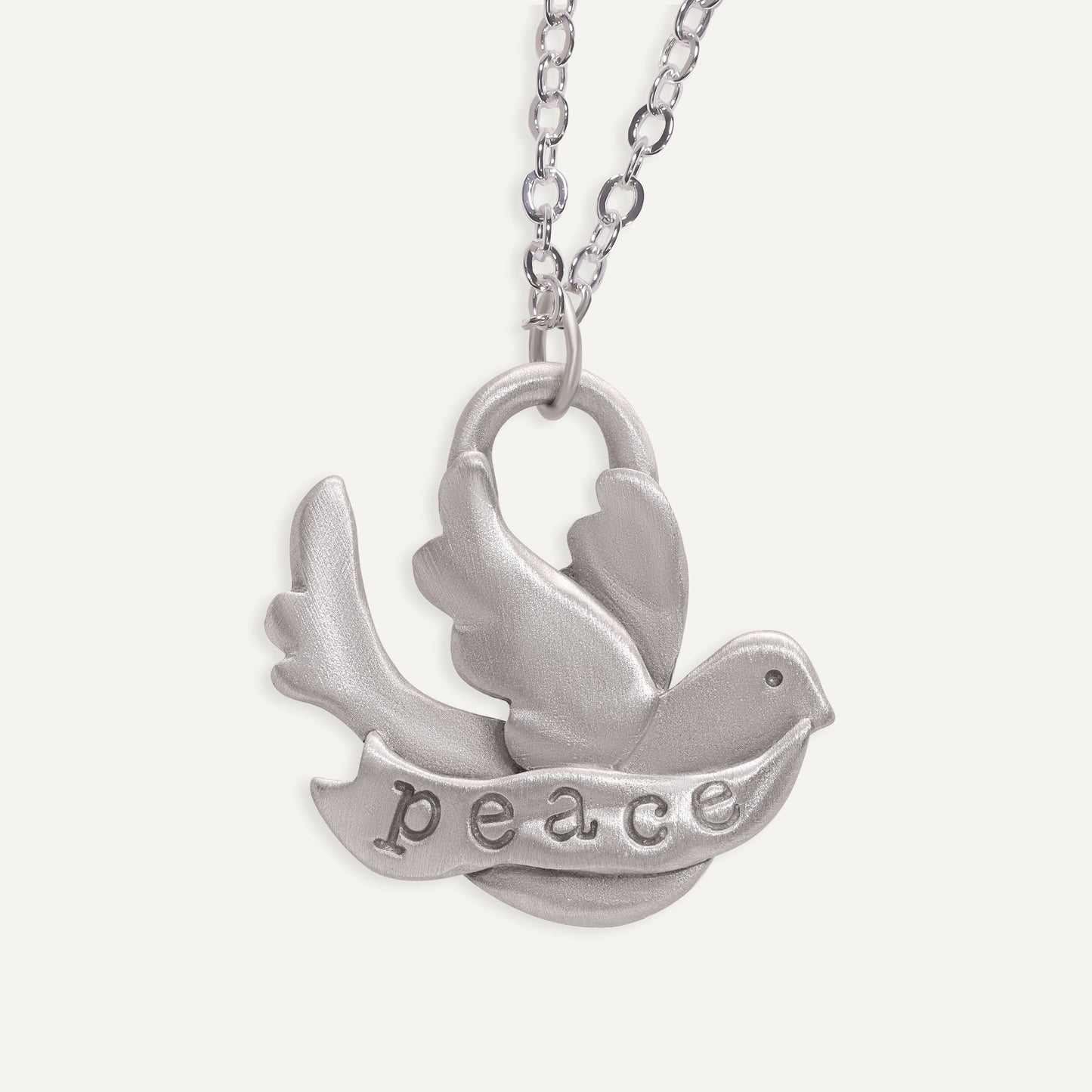 Bird Of Peace Necklace (Pewter)