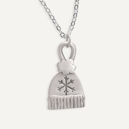 Winter Cap Necklace (Pewter)