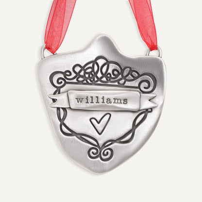 Family Crest Ornament (Pewter)